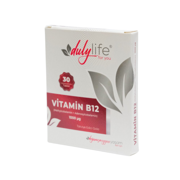 Vitamin B12 30 Çiğneme/Dilaltı Tablet